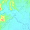 Carte topographique Pangea, altitude, relief