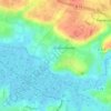 Carte topographique Les Brais, altitude, relief
