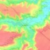Carte topographique Барахты, altitude, relief