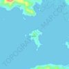 Carte topographique Bahia Honda, altitude, relief