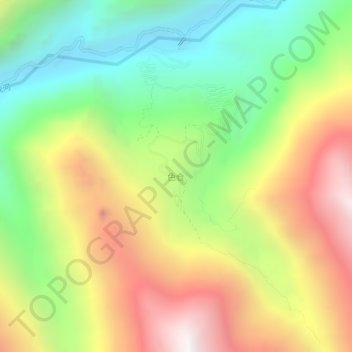 Carte topographique Secang, altitude, relief