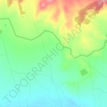 Carte topographique Angelet, altitude, relief
