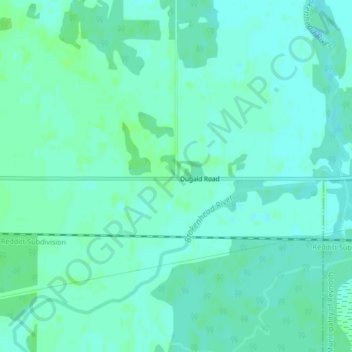 Carte topographique Nourse, altitude, relief
