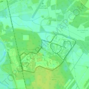 Carte topographique Masai Mara, altitude, relief