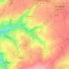 Carte topographique La Motte, altitude, relief