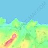 Carte topographique Portsoy, altitude, relief