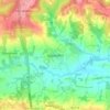 Carte topographique Staplefield, altitude, relief
