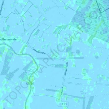 Carte topographique Horn, altitude, relief