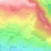 Carte topographique Del, altitude, relief