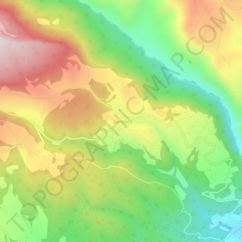 Carte topographique İlemin, altitude, relief