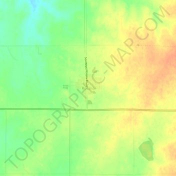 Carte topographique Rosalia, altitude, relief