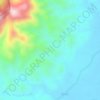 Carte topographique คอคอดกระ, altitude, relief