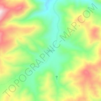 Carte topographique Yaylalar, altitude, relief