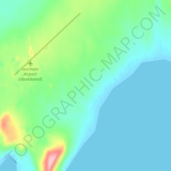Carte topographique Isachsen, altitude, relief