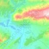 Carte topographique Marash, altitude, relief