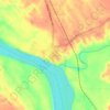 Carte topographique Tilakvada, altitude, relief