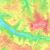 Carte topographique Coteau d'Epagnac, altitude, relief