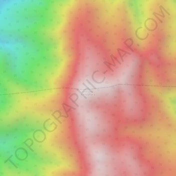 Carte topographique Gunung Bandahara, altitude, relief