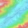 Carte topographique Marter, altitude, relief