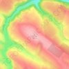 Carte topographique Чахор, altitude, relief