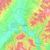 Carte topographique Чита, altitude, relief