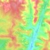 Carte topographique Bouyssou, altitude, relief