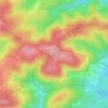 Carte topographique Exelberg, altitude, relief
