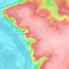 Carte topographique Le Plessis, altitude, relief