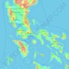 Carte topographique Quezon, altitude, relief