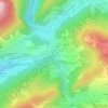 Carte topographique Les Sixt, altitude, relief