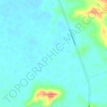 Carte topographique MORINDÓ, altitude, relief