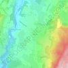 Carte topographique Le Faubourg, altitude, relief