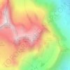 Carte topographique Dome de Polset, altitude, relief