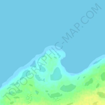 Carte topographique Cape Felix, altitude, relief