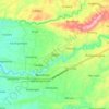 Carte topographique Rakit, altitude, relief