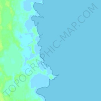 Carte topographique Nunalla, altitude, relief