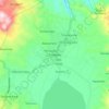 Carte topographique Tondano, altitude, relief