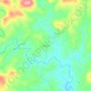 Carte topographique Little River, altitude, relief