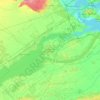 Carte topographique Salaberry-de-Valleyfield, altitude, relief