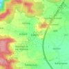 Carte topographique Erzberg, altitude, relief