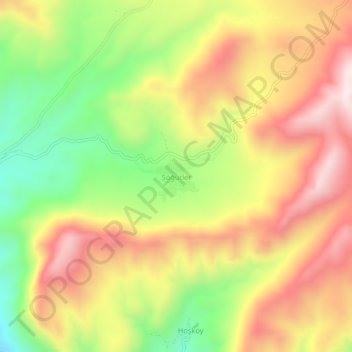 Carte topographique Söğütler, altitude, relief