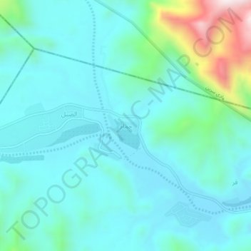 Carte topographique Hammam, altitude, relief