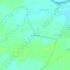 Carte topographique Wambaw Corner, altitude, relief