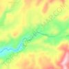 Carte topographique Tislit, altitude, relief