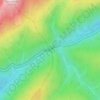 Carte topographique Dead Horse Gap, altitude, relief