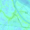 Carte topographique Bình Hòa, altitude, relief