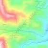 Carte topographique Villarica, altitude, relief