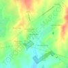 Carte topographique Falcon Heights, altitude, relief