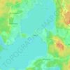 Carte topographique Peplin, altitude, relief