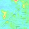 Carte topographique Areekkuzhi, altitude, relief